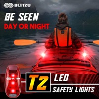 Blitzu Runners Lights For Night Safety Dog Walking Light Lights For Walking At Night Safety Lights Walking Night Red Strobe Light Dog Leash Light Walking Light Led Running Lights Dog Safety Light Red