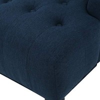 Christopher Knight Home Toddman High-Back Fabric Club Chair, Dark Blue 3375D X 2725W X 385H In