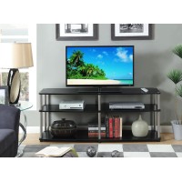 Convenience Concepts Designs2Go 3 Tier 60 Tv Stand, Black