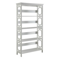 Convenience Concepts Omega 5 Tier Bookcase, White