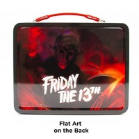 Aquarius Friday The 13Th Large Fun Box - Sturdy Tin Storage Box With Plastic Handle & Embossed Front Cover - Officially Licensed Friday The 13Th Merchandise & Collectible