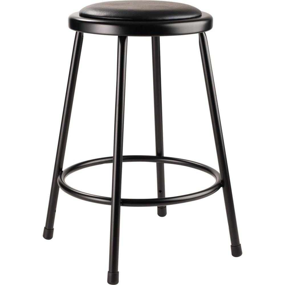 Nps 24 Heavy Duty Vinyl Padded Steel Stool