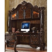 Acme Versailles Computer Desk & Hutch - - Cherry Oak