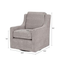 Madison Park Harris Swivel Chair Grey See Below, Mp103-0240