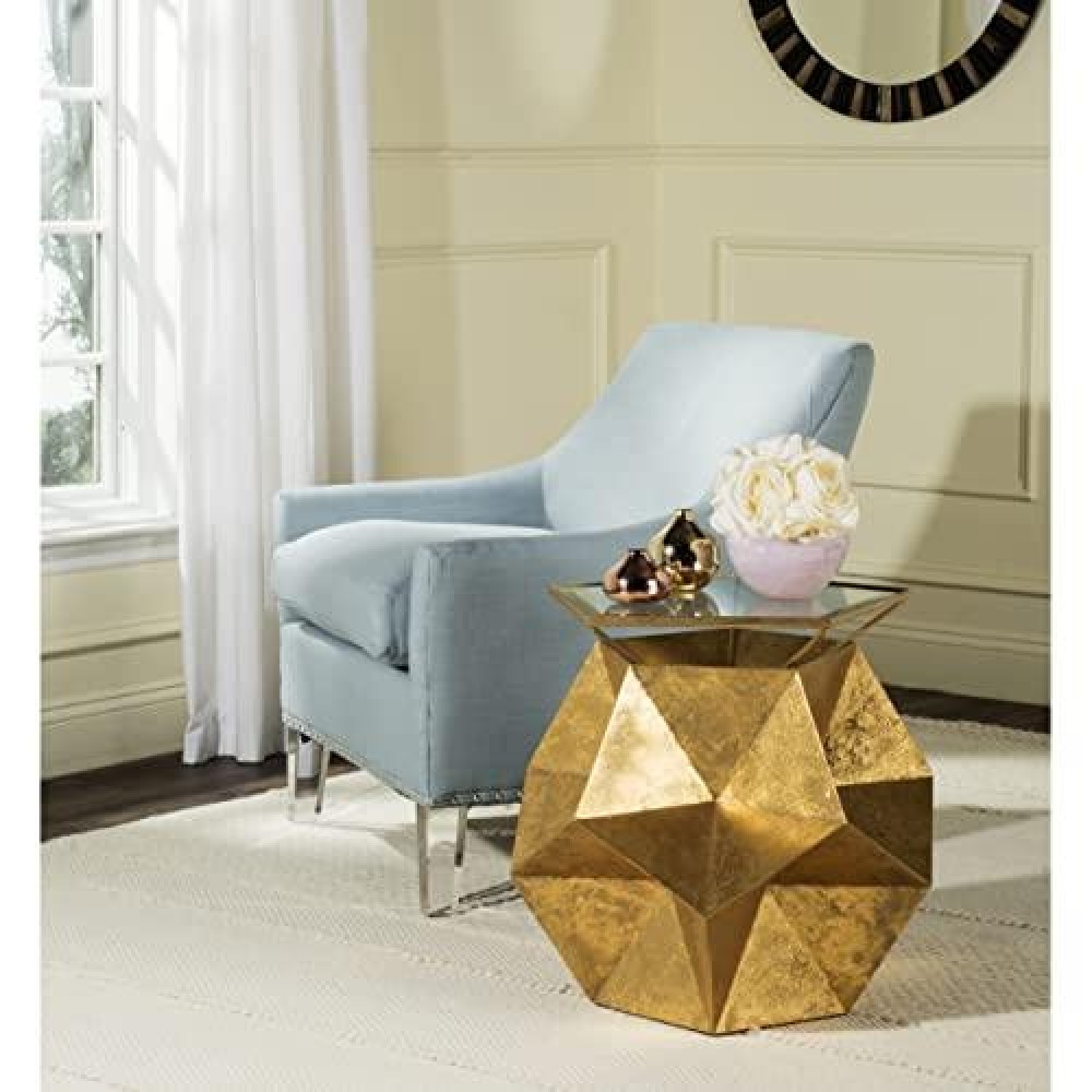 Safavieh Home Collection Iona Gold Side Table