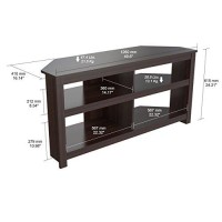 Inval 50 Corner Tv Stand, Espresso