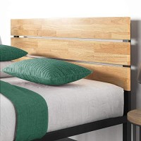 Zinus Paul Metal And Wood Platform Bed With Wood Slat Support, Full