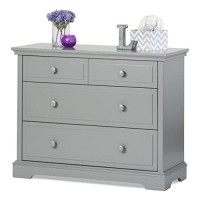 Child Craft Universal Select 3 Drawer Dresser For Nursery Or Bedroom, Plenty Of Storage, Anti-Tip Kit Included To Prevent Tipping, Non-Toxic, Baby Safe Finish (Cool Gray)