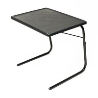 Table-Mate Xl Tv Tray - Portable, Foldable Table Trays For Eating, Desk Space And Couch - Black
