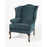 Comfort Pointe Wingback Chair - Cherry,Ocean