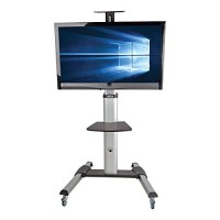 Tripp Lite Mobile Tv Monitor Flat-Panel Floor Stand Cart Height-Adjustable Lcd 32-70 Display (Dmcs3270Xp),Black
