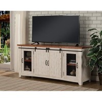 Martin Svensson Home Taos 70 Tv Stand Antique White & Aged Distressed Pine