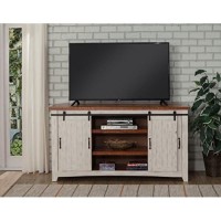 Martin Svensson Home Taos 70 Tv Stand Antique White & Aged Distressed Pine