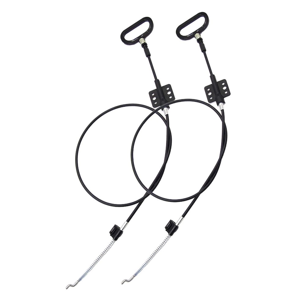 2 Pieces Recliner Release Cable Replacement D-Ring Pull Handle, Exposed Length 4.75 With S Tip