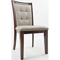 Jofran: , Manchester, Dining Side Chair, 21W X 23D X 41H, Medium Brown Finish, (Set Of 2)