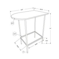 Monarch Specialties I Table/Home Bar, White