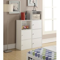 Convenience Concepts 3 Door Xtra Storage Cabinet With Shelf, White