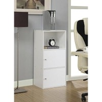 Convenience Concepts 2-Door Xtra Storage Cabinet With Shelf, White