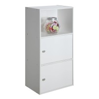 Convenience Concepts 2-Door Xtra Storage Cabinet With Shelf, White