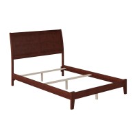 Afi Portland Traditional Bed With Open Footboard And Turbo Charger, Full, Walnut