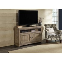 Progressive Furniture Willow 64 Inch Tv Console Entertainment Standweathered Gray