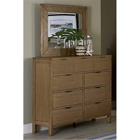 Progressive Furniture Brayden Drawer Dresser, 60 X 17 X 36, Brown