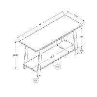 Monarch Specialties I Tv Stand-42 L, Cappuccino