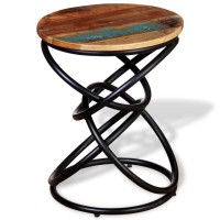 Vidaxl End Table Solid Reclaimed Wood