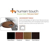 Human Touch Accessory Table For The Perfect Chair Recliner - Chestnut
