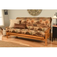 Kodiak Furniture Monterey Futon Set With Butternut Finish Full Canadian