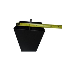 Fr Black Plastic Pyramid Style 4.5 Inch Leg For Sofas And Recliners