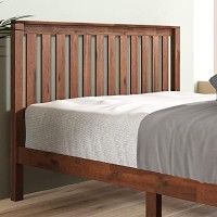 Zinus Vivek Wood Platform Bed Frame With Headboard / Wood Slat Support / No Box Spring Needed / Easy Assembly, King