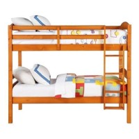 Better Homes And Gardens Leighton Twin Over Twin Wood Bunk Bed, (1.Pine)