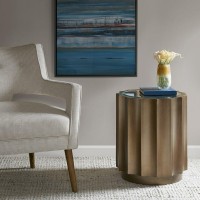 Madison Park Valentina Accent Table Bronze See Below