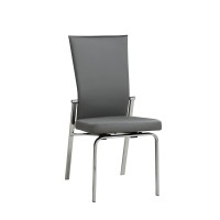 Chintaly Contemporary Motion-Back Side Chair W/Chrome Frame - 2 Per Box