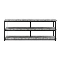 Ameriwood Home Ashlar Tv Stand For Tvs Up To 65, Concrete Gray