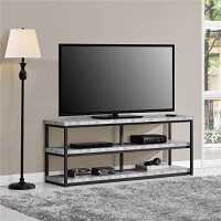 Ameriwood Home Ashlar Tv Stand For Tvs Up To 65, Concrete Gray