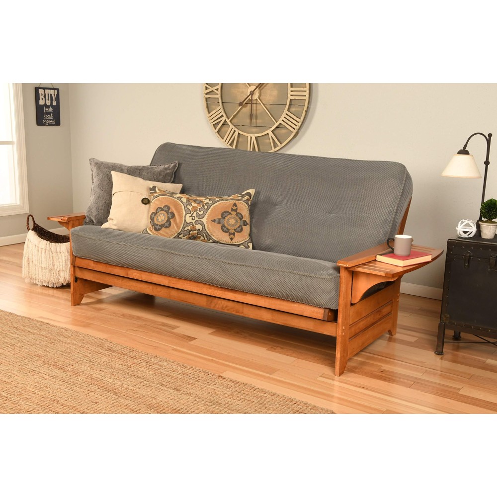 Kodiak Furniture Phoenix Futon Set Full Marmont Thunder