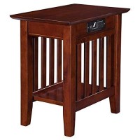 Atlantic Furniture Fremont Chair Side Table With Charger