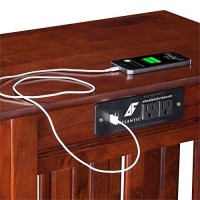 Atlantic Furniture Fremont Chair Side Table With Charger