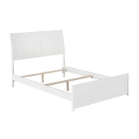 Afi Portland Full Traditional Bed With Matching Footboard And Turbo Charger In White