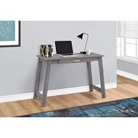 Monarch Specialties Computer Desk With A Drawer Grey 42L