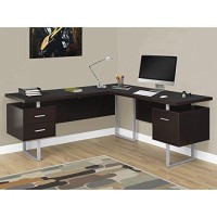 Monarch Specialties Computer 70L Desk Left Or Right Facing - Capuccino