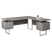 Monarch Specialties Computer 70L Desk Left Or Right Facing - Taupe