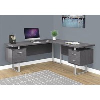 Monarch Specialties Computer 70L Desk Left Or Right Facing - Grey