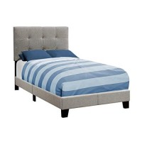 Monarch Specialties Bed Frames, Twin, Grey