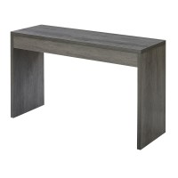 Convenience Concepts Northfield Hall Console Desk Table, 48L X 15.5W X 28H, Weathered Gray