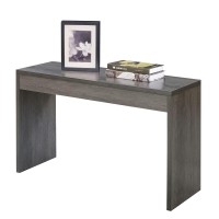 Convenience Concepts Northfield Hall Console Desk Table, 48L X 15.5W X 28H, Weathered Gray