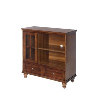 Convenience Concepts Tahoe Highboy Tv Stand, Dark Walnut