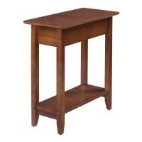 Convenience Concepts American Heritage Flip Top End Table, Mahogany